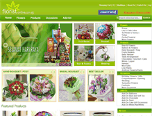 Tablet Screenshot of floristonline.com.sg